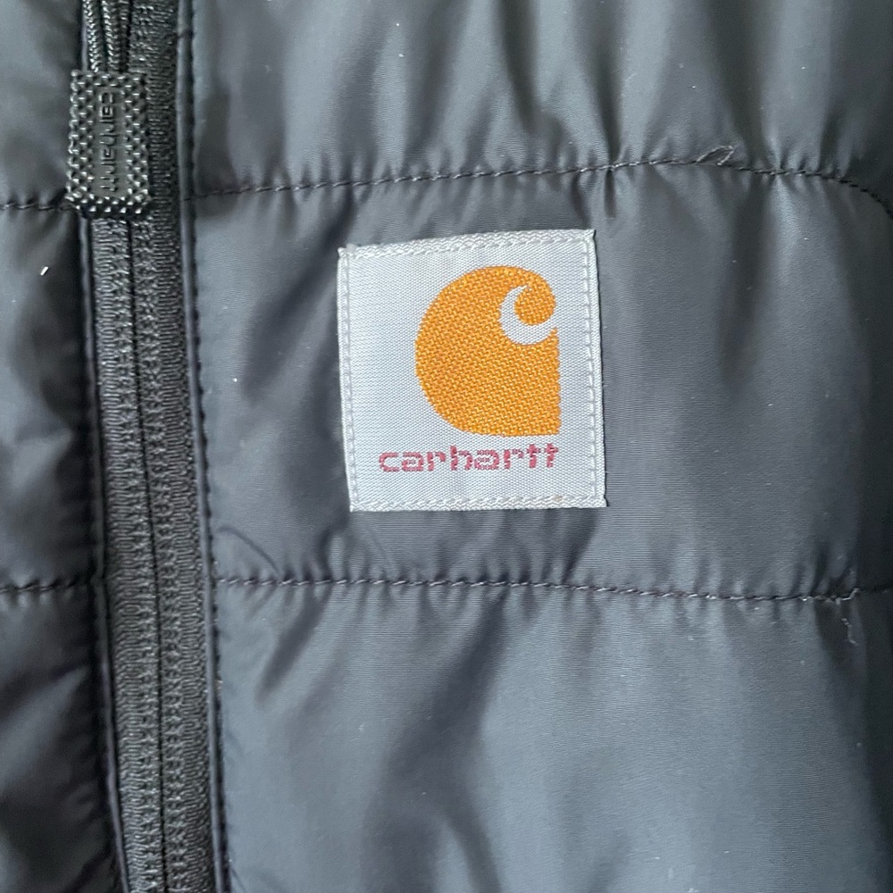 Carhartt Mens Jacket Black XL Insulated Relaxed Fit  Rain Defender - Picture 3 of 15